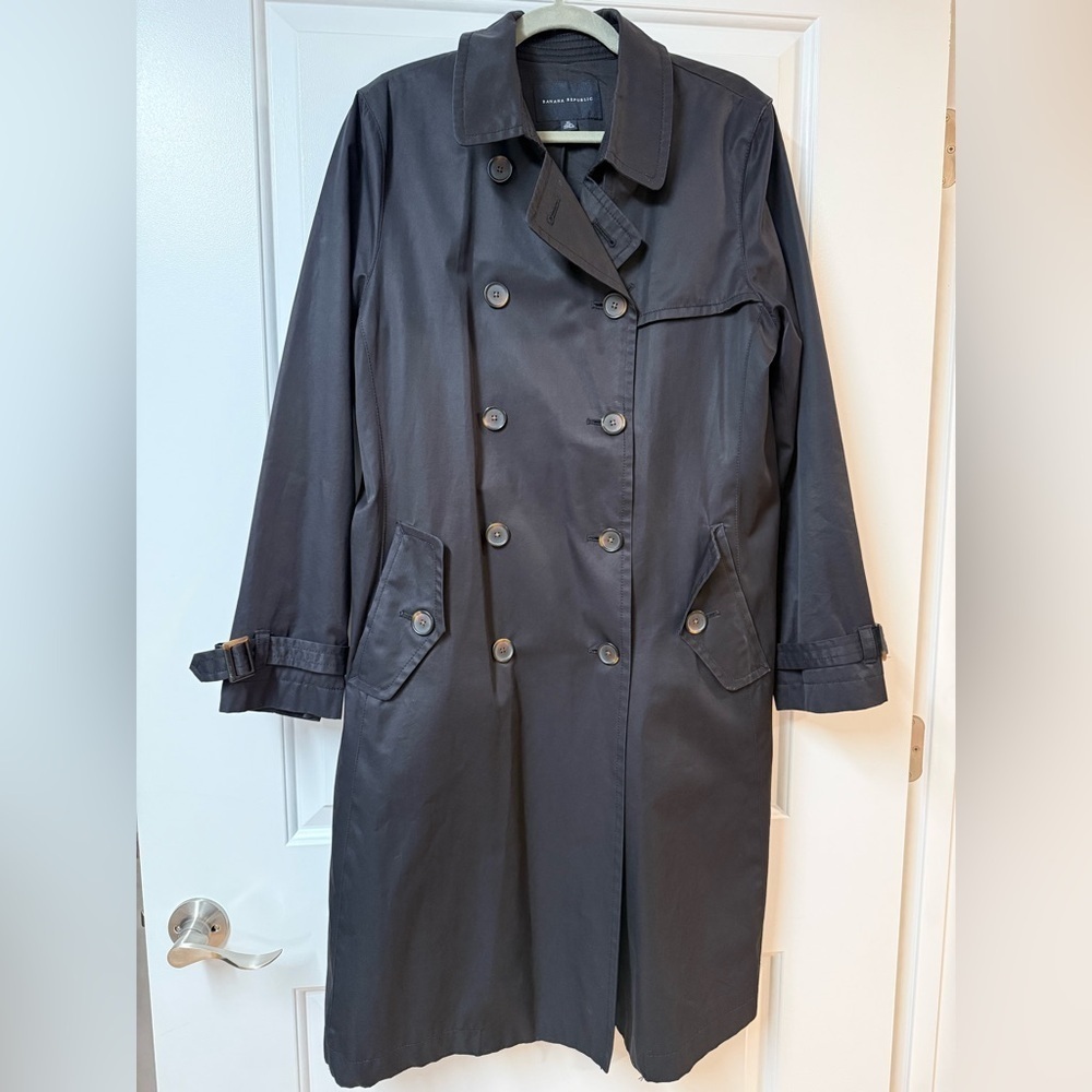 Banana Republic Trench Coat Size- XL - Picture 2 of 6